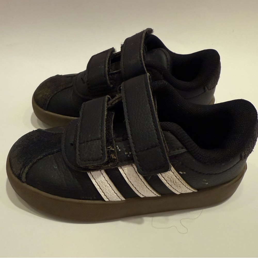 adidas Kids Black and White Sneakers